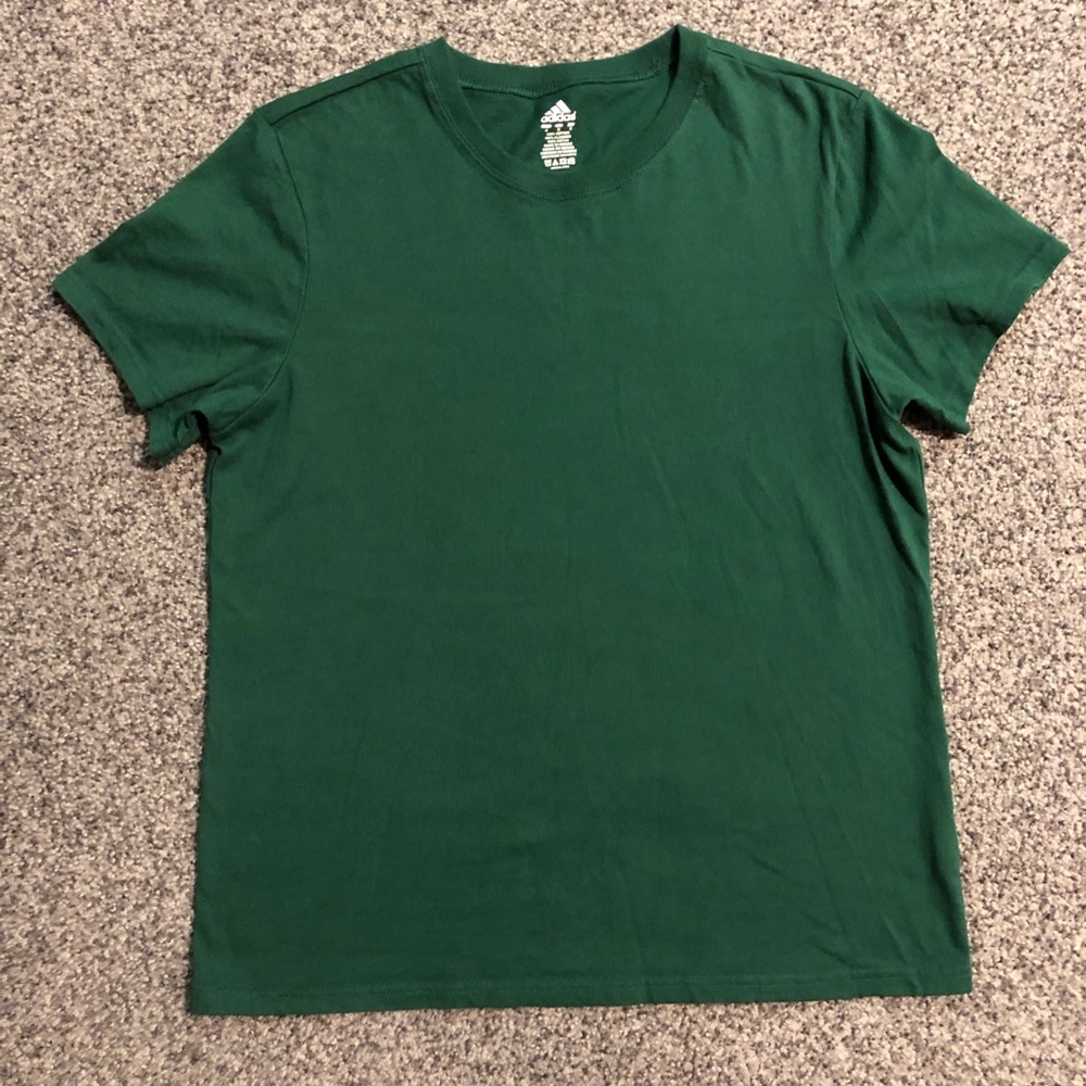 🌸4/$20🌸 Adidas Women's Green T-shirt Short Sleeve Size Medium EUC